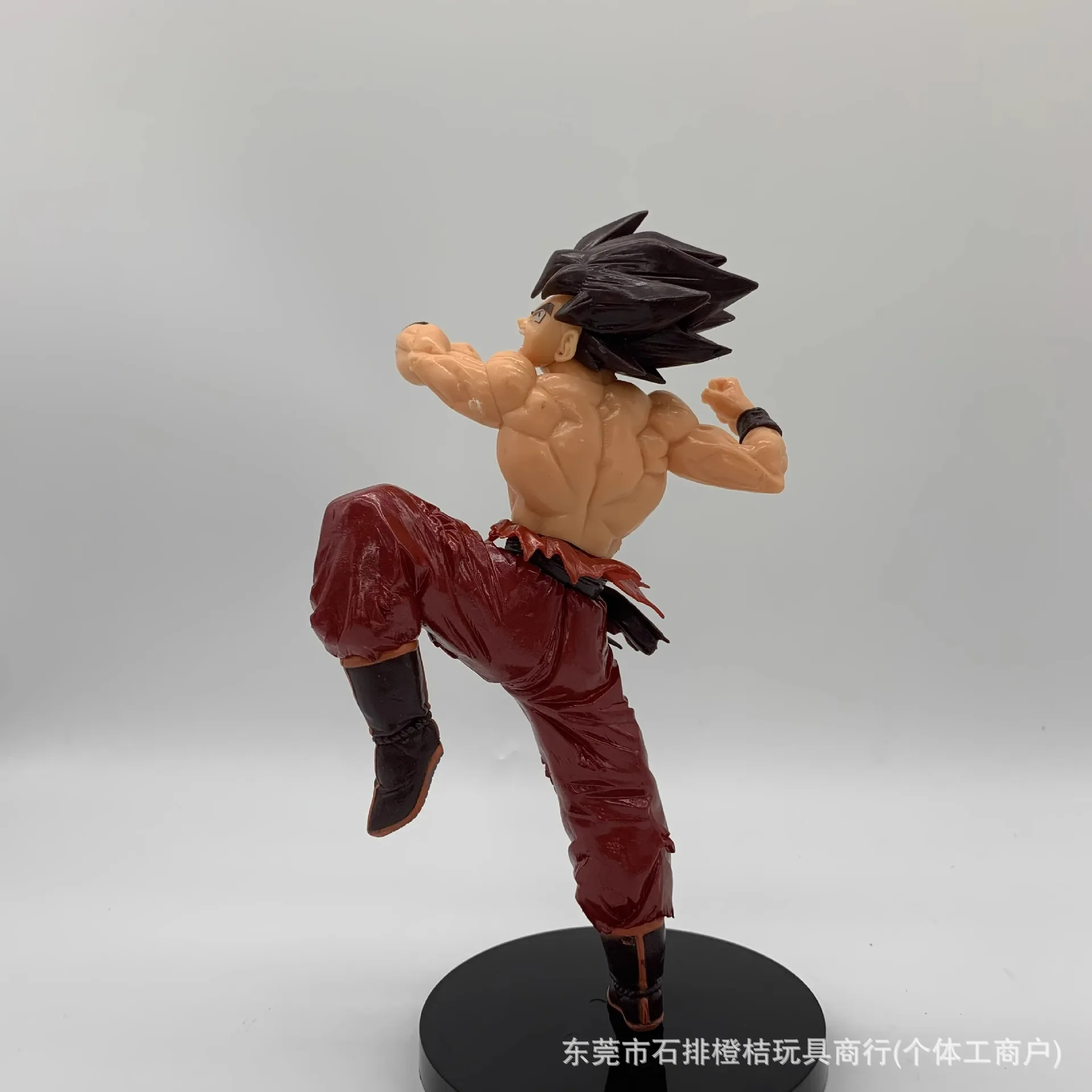 Genuine 21CM Anime Dragon Ball Z Son Goku Blood of Saiyans Special X Kaiouken Fighting Pose Model Toy Gift Aciton Figure PVC