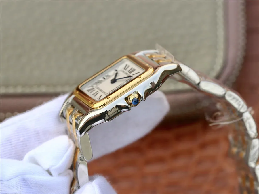 SHXI Lady watches W2PN0007 Intergold color Slender size 27mm or 22mm women watches from BV factory
