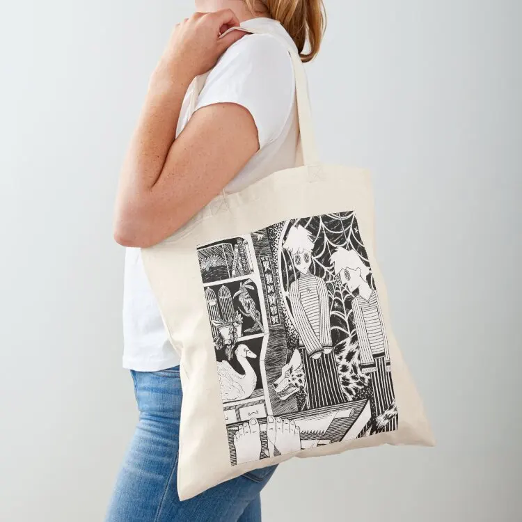 

The Mysterious Third Floor Illustration Tote Bag Customizable tote university men custom bags
