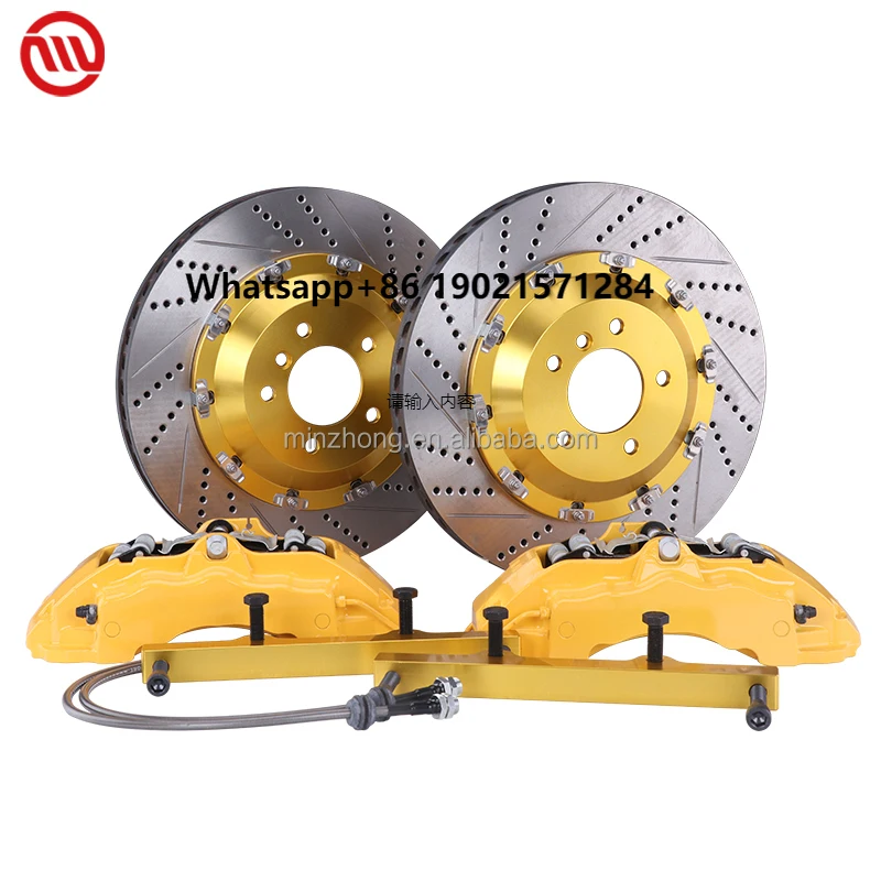 

18Z 6pot Casting Brake Caliper Kit With 355*32/ 380*34mm Rotor Disc and Brake Pad for VW Nissan Subaru Infiniti
