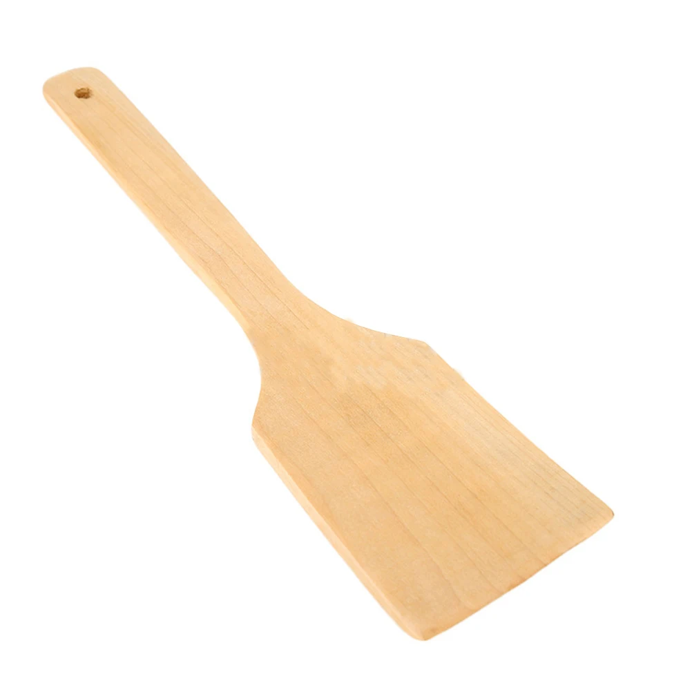 

Nonstick Wooden Eco Friendly Kitchen Cooking Utensil Tool Cooking Utensil Easy Clean Storage Flat Dining Set