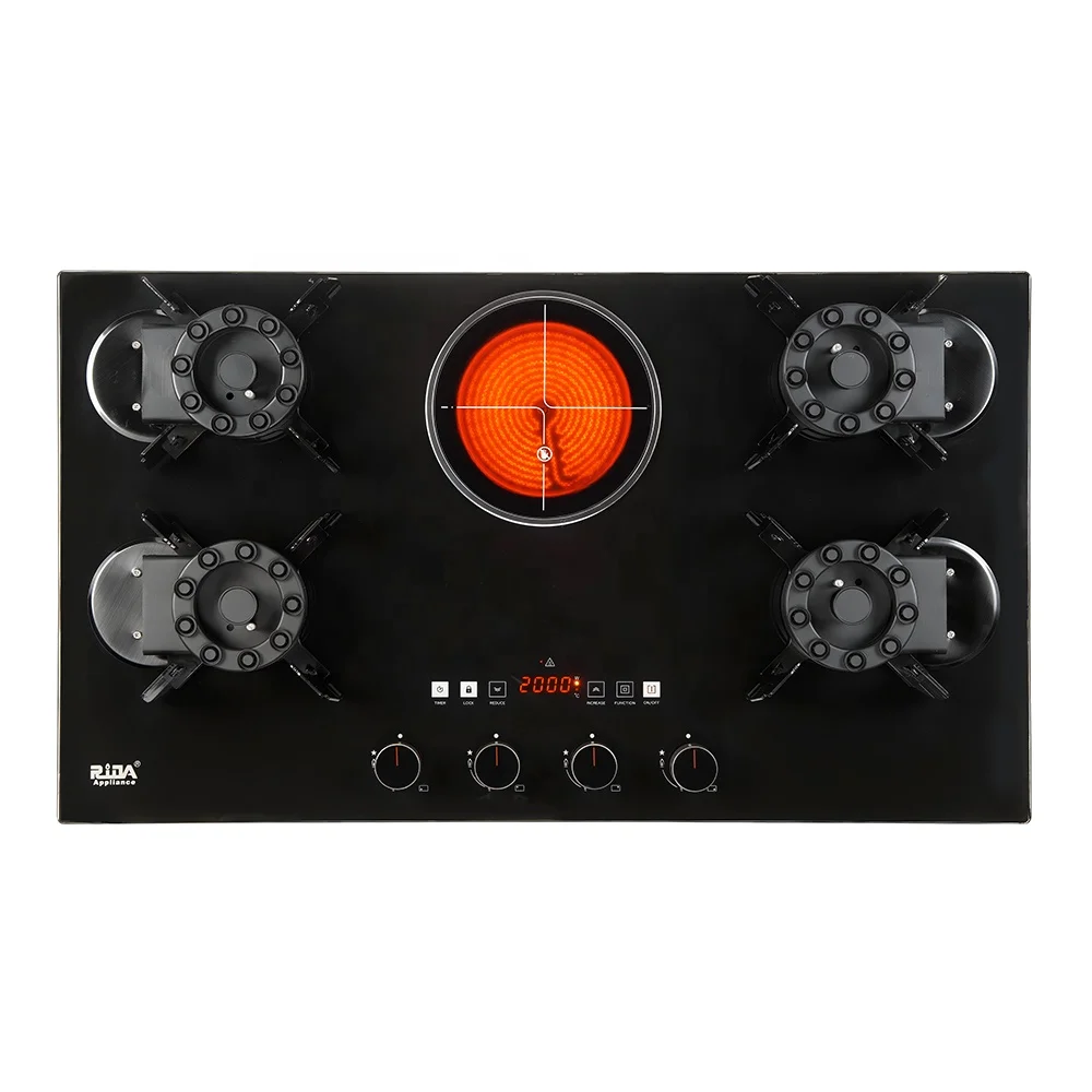 Gas Hob 4.2kW High Pressure Stove Lpg Ultra Slim Gas Cooktop Electric Stove with Flame Kitchen Stove