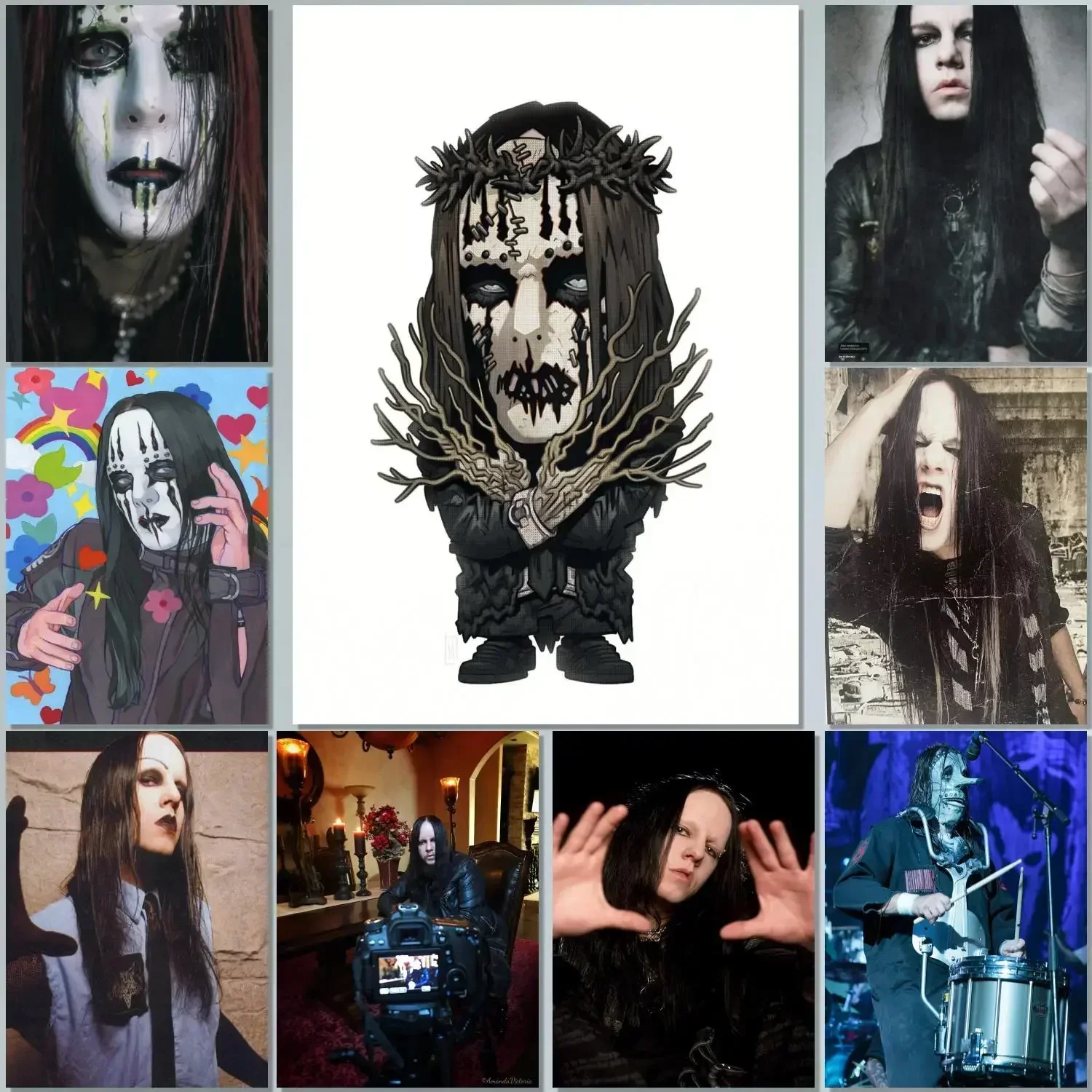 Singer joey jordison Painting 24x36 Wall Art Canvas Posters room Modern Family bedroom Decoration Art wall decor