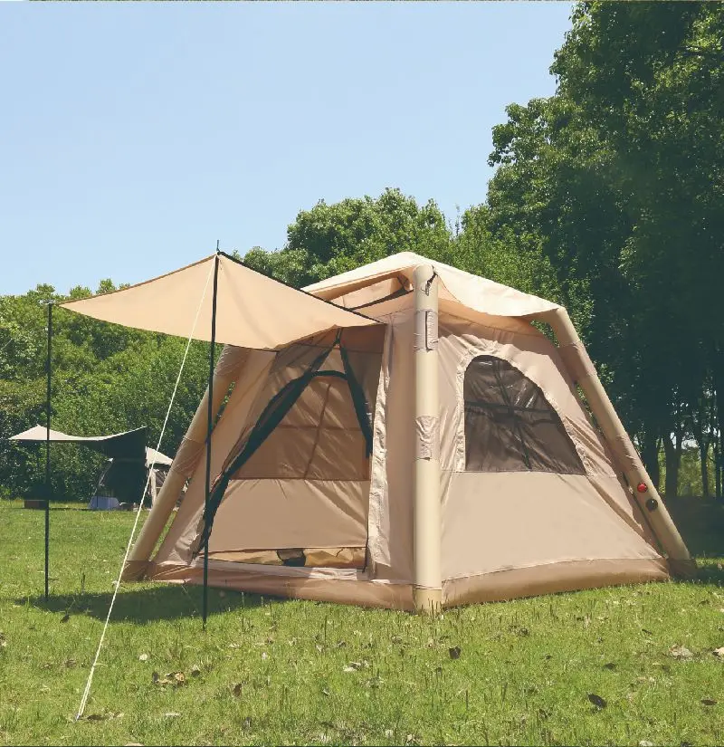 

Портативная надувная палатка для кемпинга на открытом воздухе, быстрая установка, складная ночная палатка с тканью Оксфорд