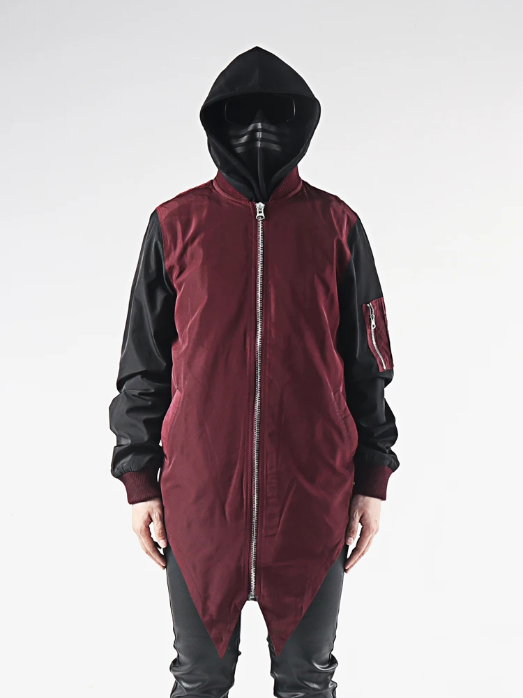 

American Street Hiphop Zipper Heavyweight Patchwork MA Military Retro High Street Deconstructed Youth Workwear Jaet