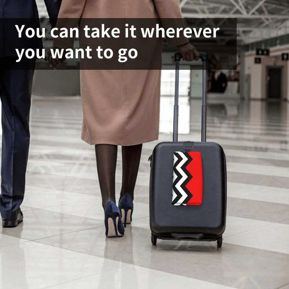 حقيبة مكياج بنمط توين بيكس بلاك لودج، منظم مستحضرات التجميل، مجموعة أدوات التخزين، حقيبة مستحضرات التجميل للنساء، مقلمة للسفر