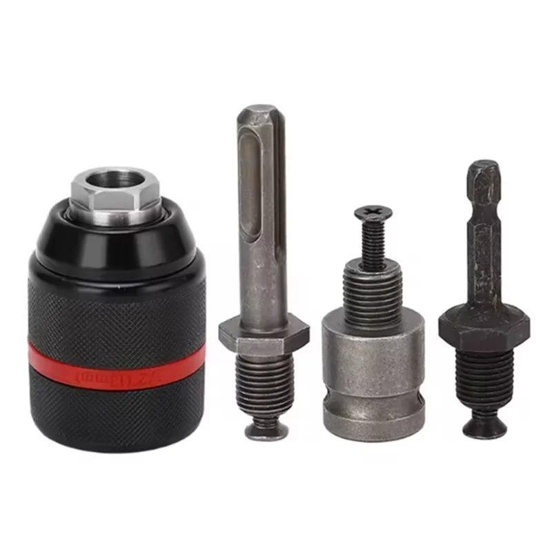 

ABBP-1/2-20UNF 13Mm Keyless Drill Chuck Hex Shank/SDS/Socket Square Female Adaptor Hardware Tool Professional