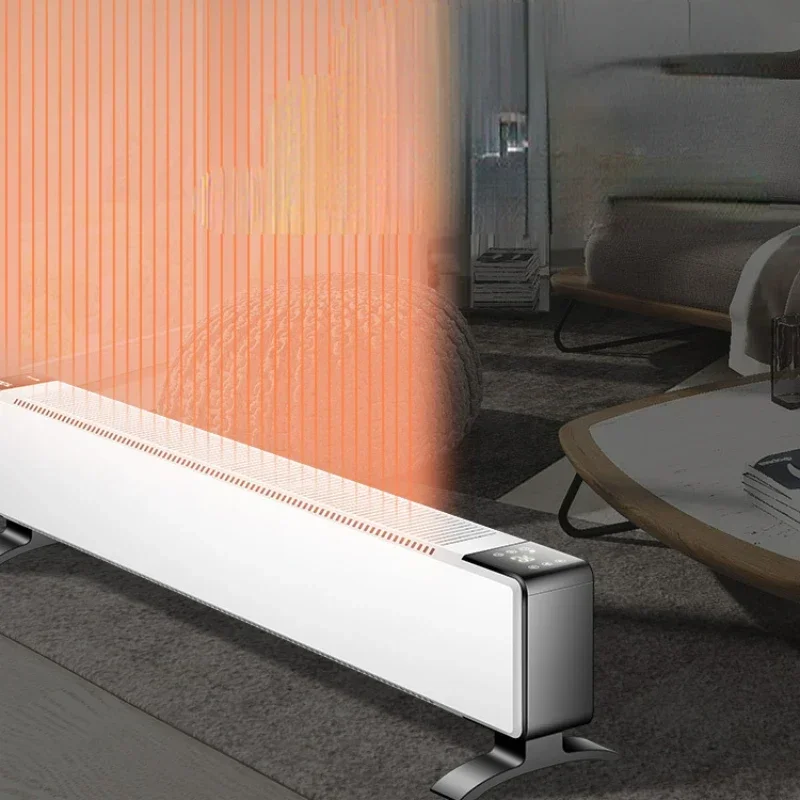Домашний плинтус с дистанционным управлением, бесшумный радиатор, электрические обогреватели для всего дома, подогреватель, быстрая конвекция тепла, электрический обогреватель