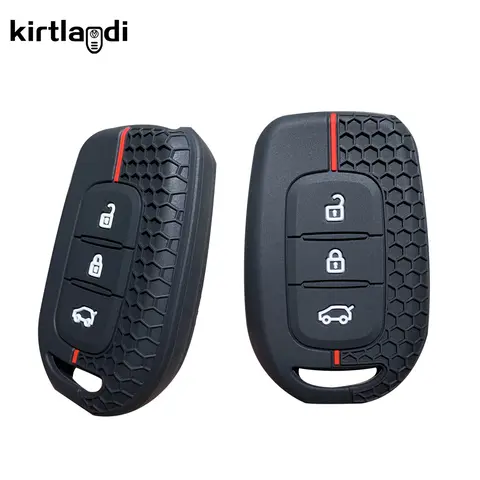 Key Cover For Renault TWingo 3 Duster Clio Logan Stepway For Dacia Logan 2021 Silicone Remote Key Case 3 Buttons Car Key Cover