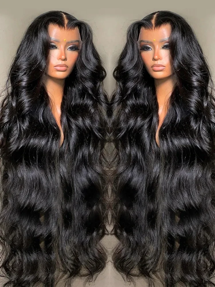 32 34inches Body Wave Lace Front Wigs 13x4 Brazilian Lace Frontal Human Hair Wig 4x4 Brazilian Lace Closure PrePlucked For Women