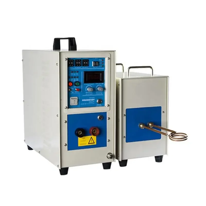 High Frequency 15Kw Steel Iron Bar Bolts Induction Heating Induction Heater Machine For Blacksmith