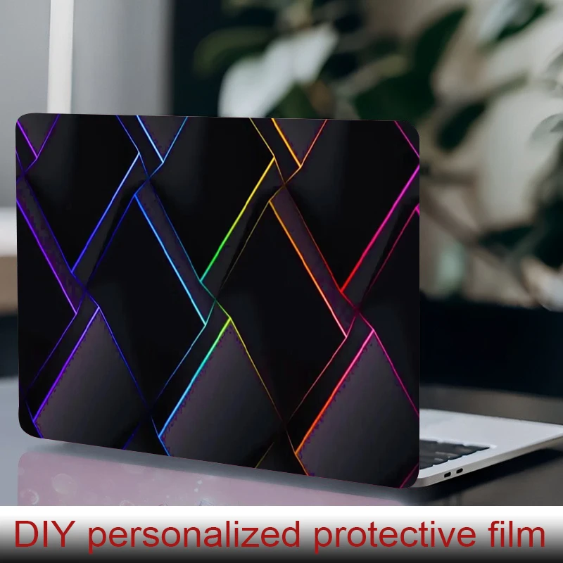 

2 наклейки для ноутбуков, защитная пленка с волнистыми точками, устойчивая к царапинам наклейка DIY