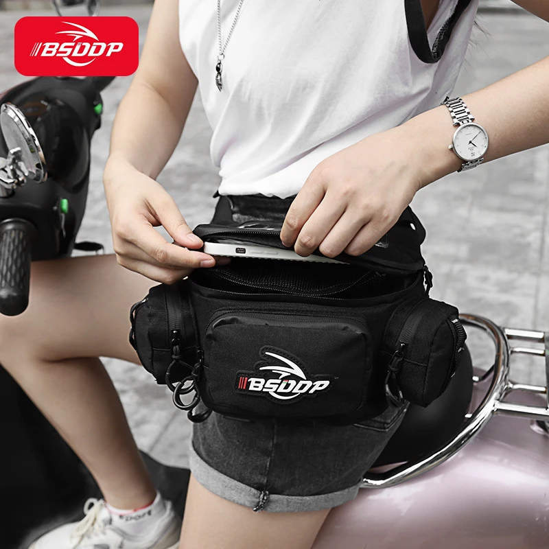 Motorcycle Drop Waist Leg Bag Thigh Belt Hip Bum Waterproof Motorbike Tactical Travel Adjustable Men's Purse Fanny Pack Bags