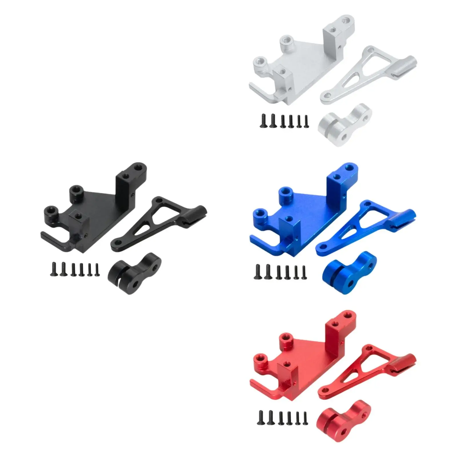 Kit de suporte servo de suspensão de bicicleta de sujeira RC fácil para Losi 1/4 Promoto-MX