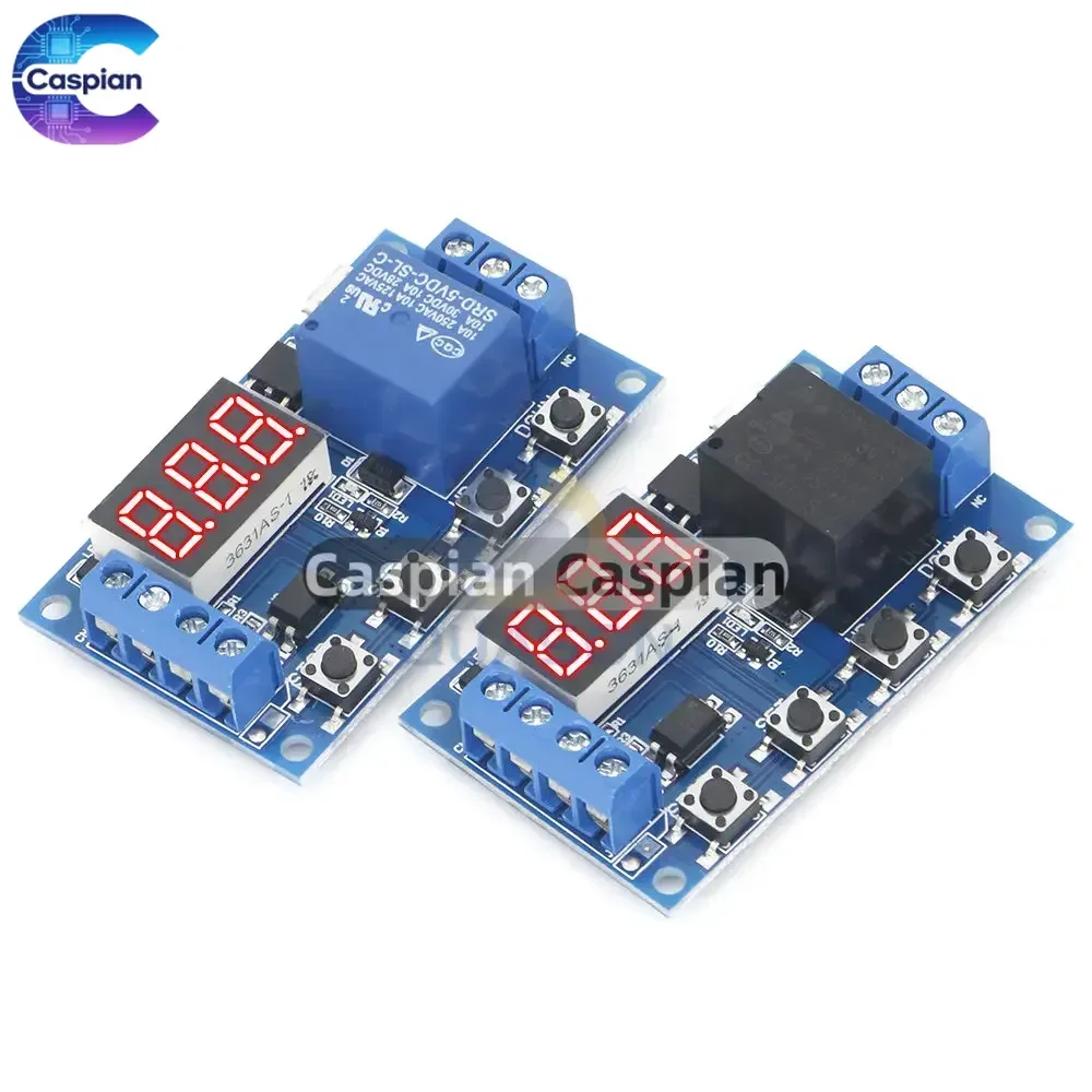1 Channel 5V Relay Module Time Delay Relay Module Trigger OFF/ON Switch Timing Cycle 999 minutes