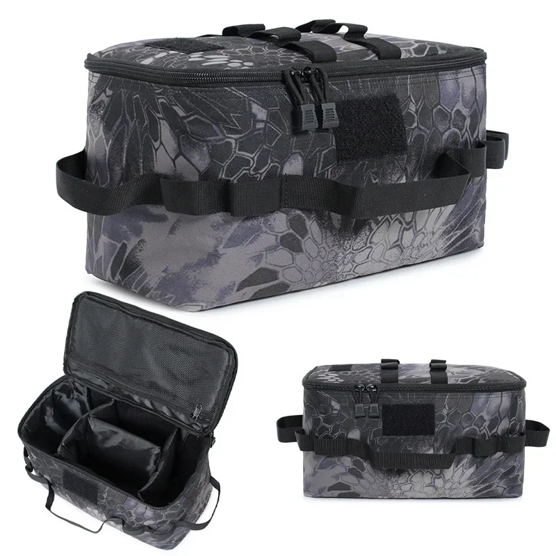 Outdoor Camping Storage Bag Large Capacity Portable Foldable Ground Nail-tool Storage Bag Picnic Pad Cookware Kettle Organizer