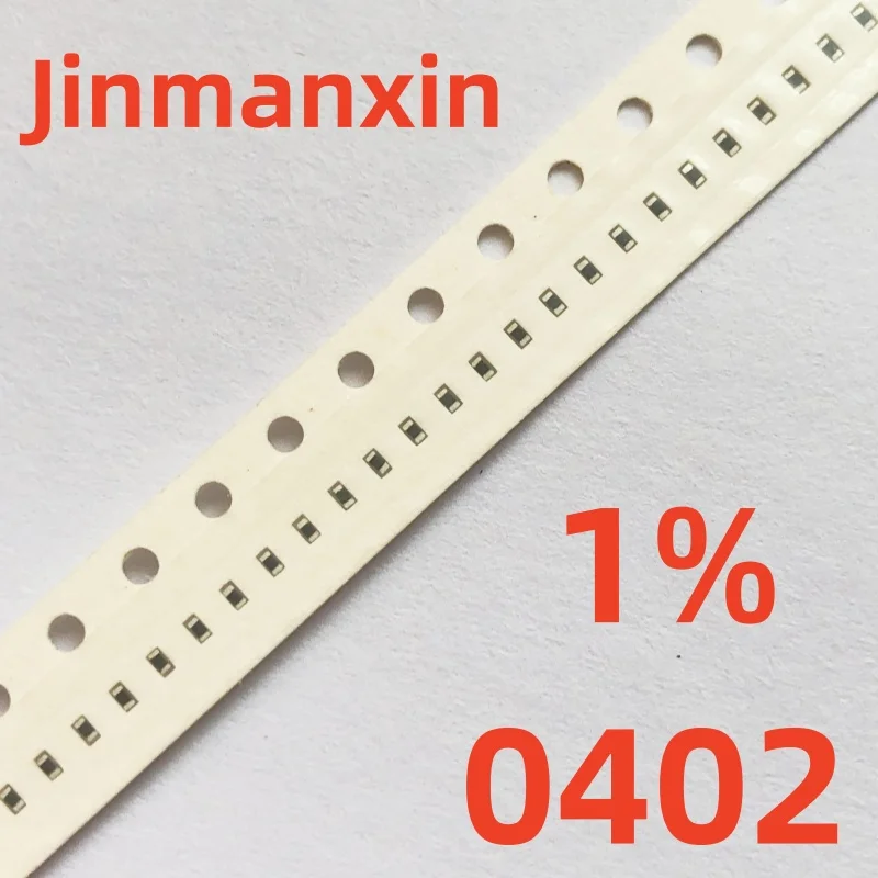 100PCS 1% SMD Resistor 0402 0R-15R 1R 1R1 1R2 1R3 1R5 1R6 1R8 2R 2R2 2R4 2R7 3R 3R3 3R6 3R9 4R3 4R7 5R1 5R6 6R2 6R8 7R5 8R2 9R1