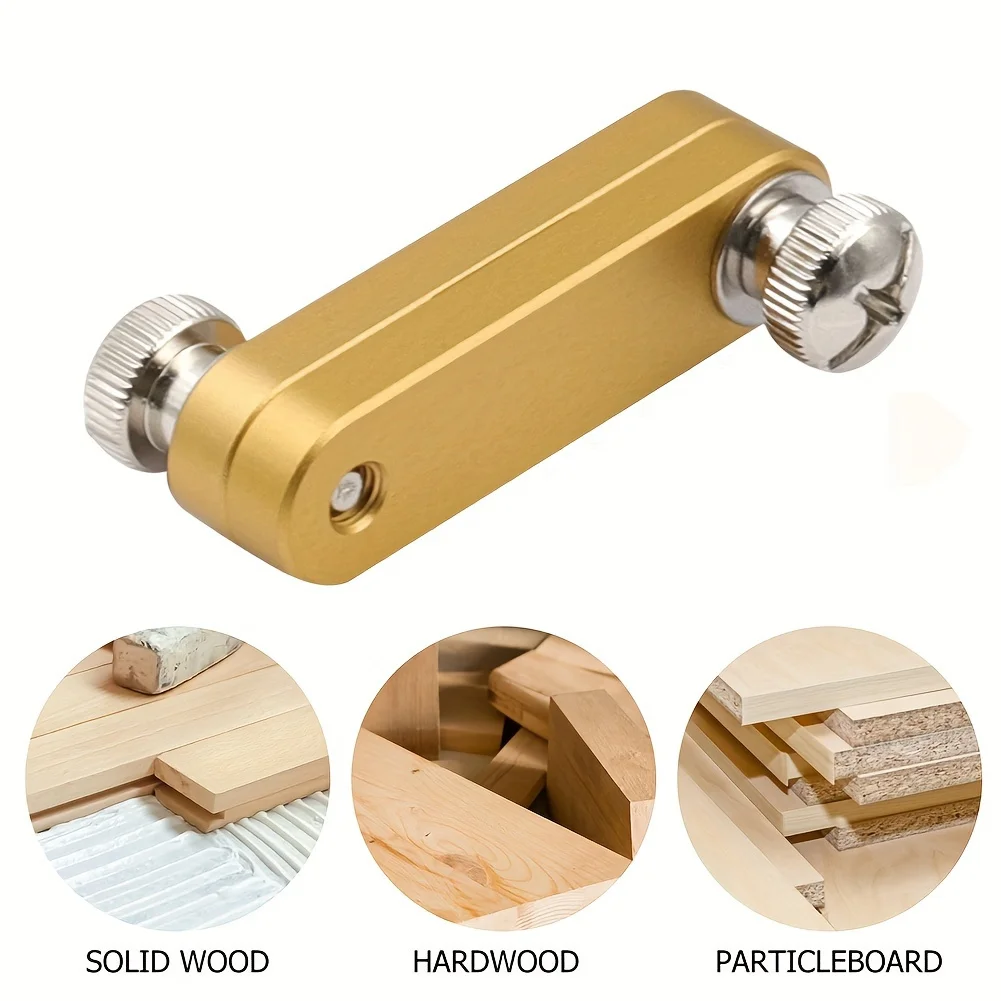 Carpenter Square Ruler Positioning Block Adjustment Positioning Limit Scriber Line Marking Gauge for Carpentry Measuring Tool
