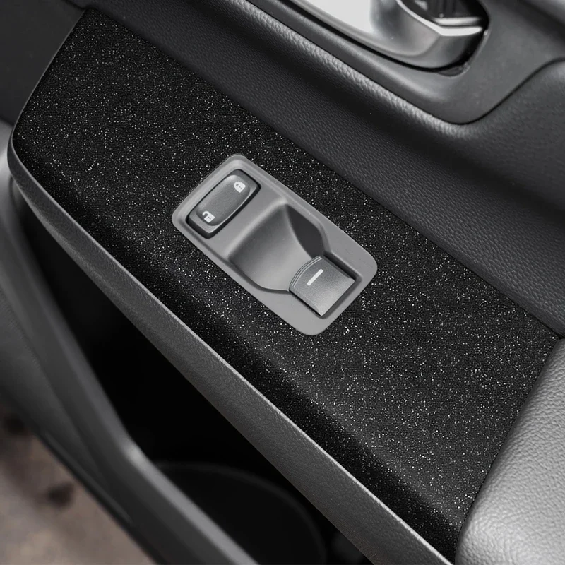Car Carbon Interior Sticker Lifting Window Panel Decal Gear Inner Door Protective Film Accessory For HONDA CRV 2023-Present LHD