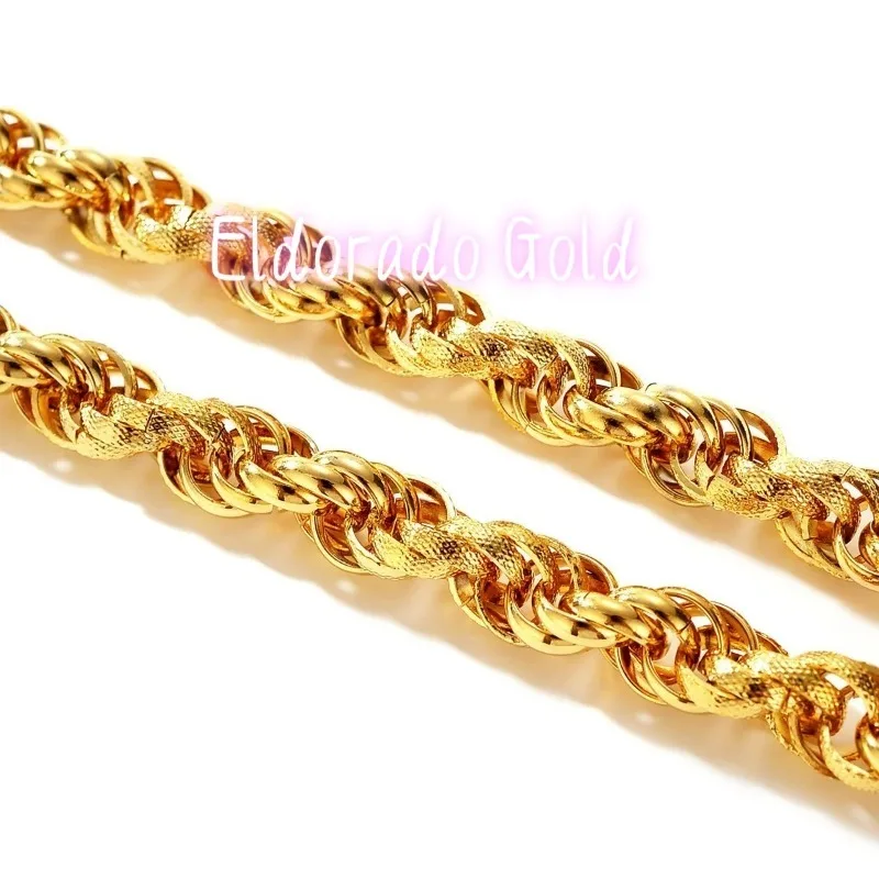 

Ожерелье Eldorado 2025 из чистого золота 24K (AU999) с головой дракона, мужское, в стиле «доминант», из настоящего золота, на ключицу