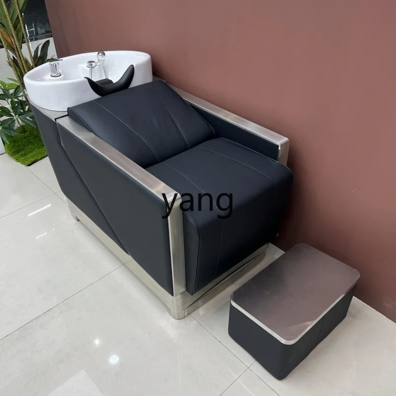 Specjalistyczne łóżko fryzjerskie LTT z funkcją mycia włosów, wysokiej klasy, półleżące, z funkcją spłukiwania.