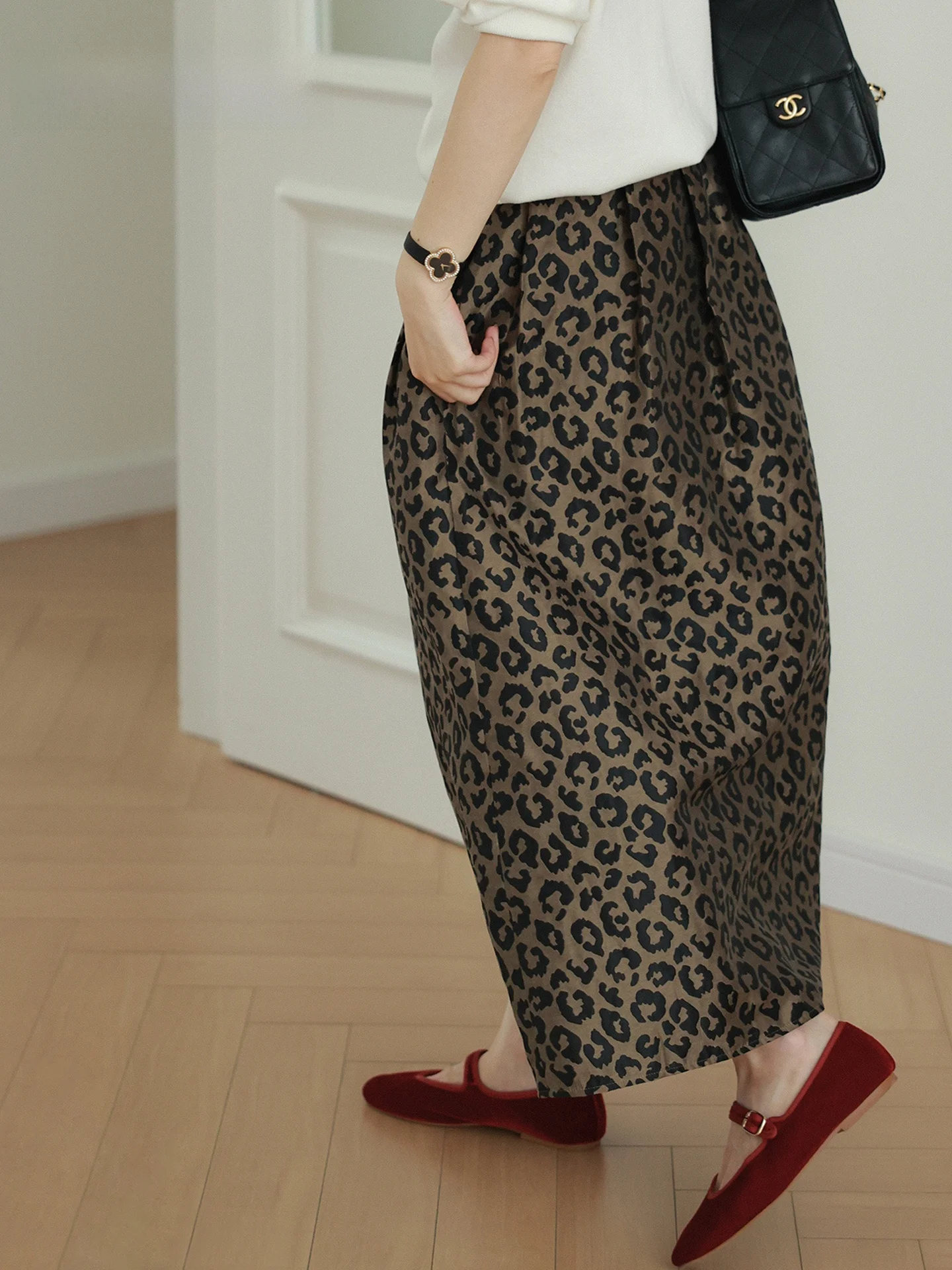 

Faionable Spring A-Line Skirt with 3D Animal Print by PKHHK High Waist Loose Fit Polyester Skirt for Women with kets