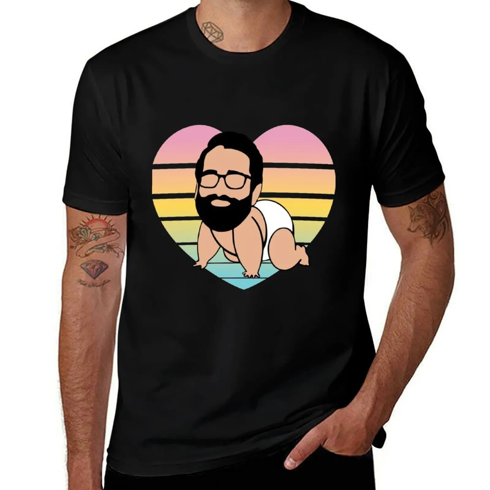 Matt walsh Sweet baby gang T-Shirt Casual Loose Short Sleeve Tee for Men T-Shirt