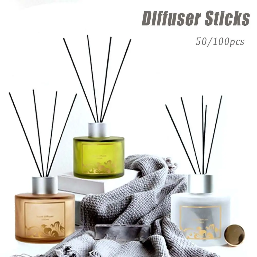 Handmade for Bedroom Tolit Rattan Home Decor Diffuser Sticks Replacement Fiber Aromatherapy