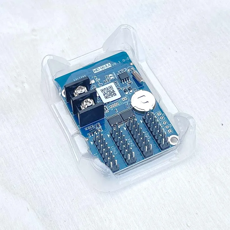 HD-W4A Single Color LED Panel Mobile Phone WiFi Control Card LED Display Digital Signage Pixel Display HUB12 Motherboard