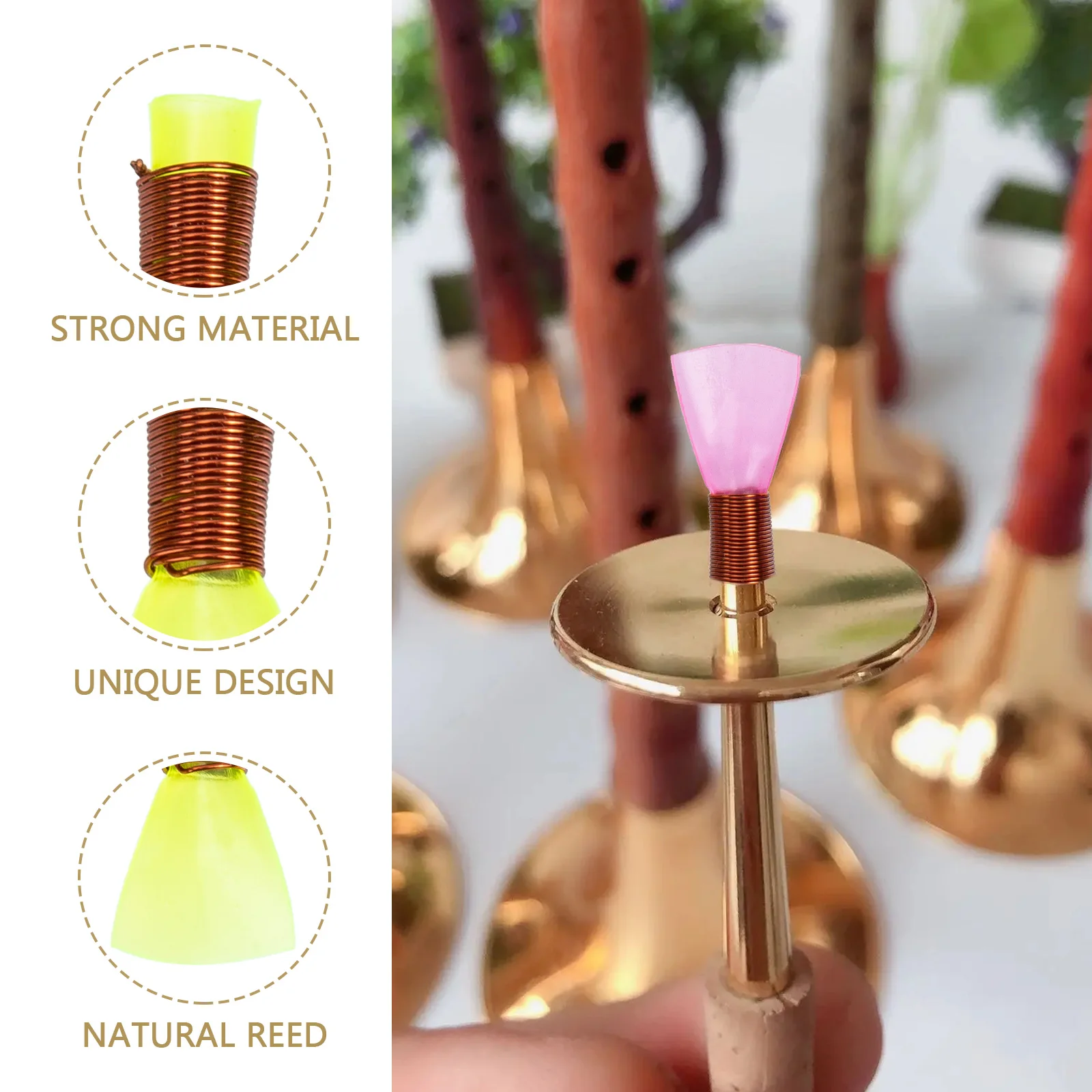 

10 Pcs Suona Whistle Supplies Reeds Replacement Creative Instrument Accessory Nationality Trumpet Chinese Wind