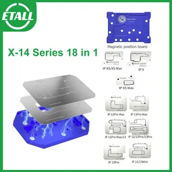 Mechanic iBGA 13 14 15 Middle Frame BGA Reballing Platform For iPhone X-15 Pro Max Motherboard Rework Tin Mesh Template Fixture