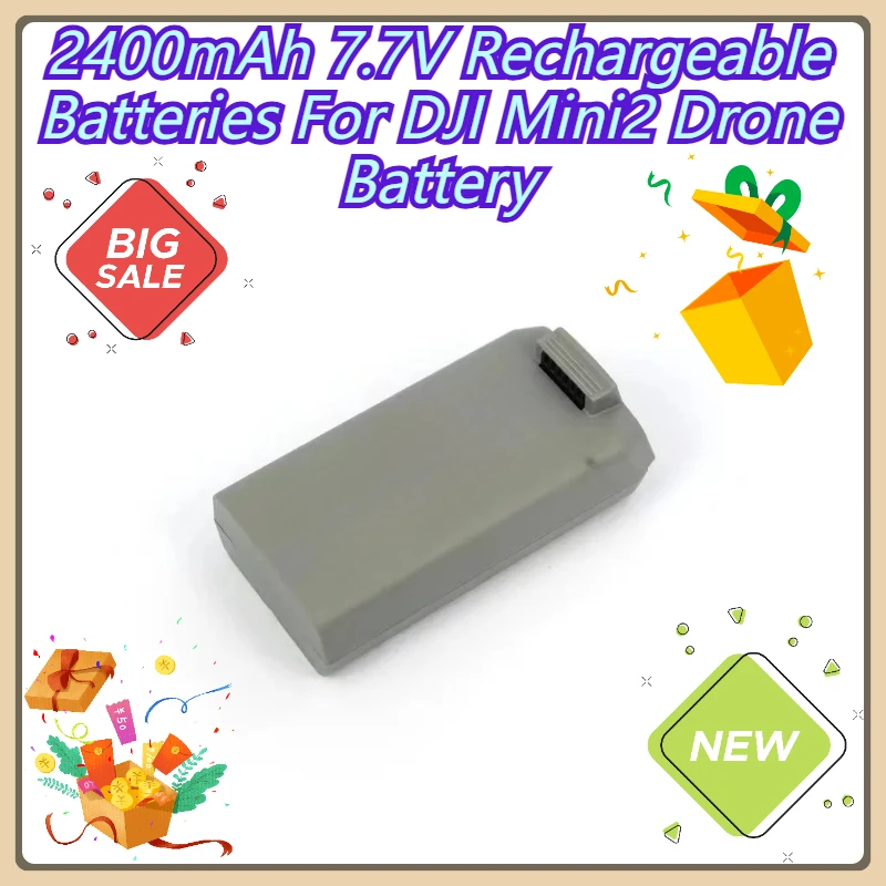 

2400mAh 7.7V Rechargeable Batteries For DJI Mini2 Drone Battery
