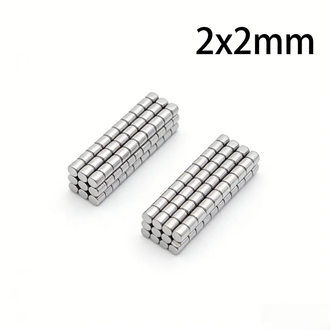 2x2mm Mini Small Powerful Magnets Strong Disc Magnets For Fridge, Diy, Building, Scientific, Craft, Education 2*2 2x2