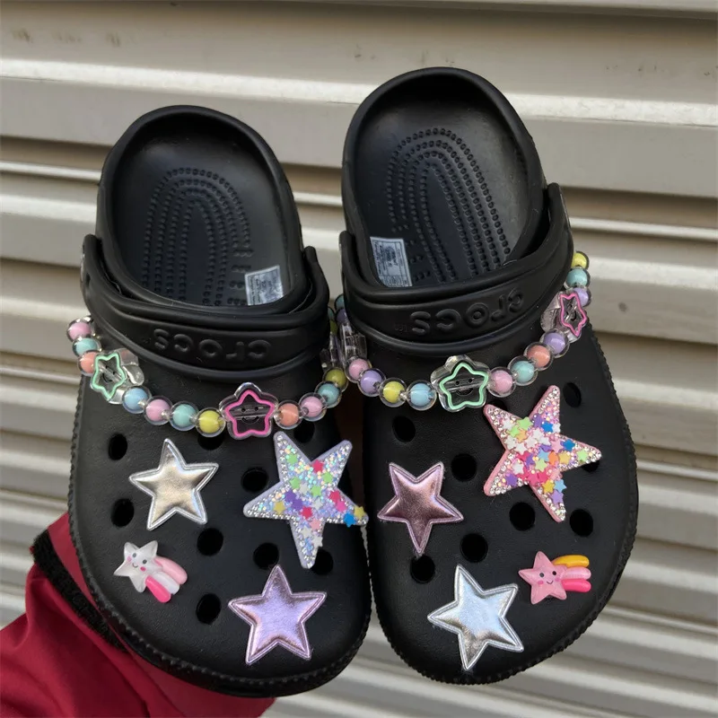Cute Cartoon Shoe Charms Set Cute Balloon Dog Chain buckle Child Shoes Decorations Creative DIY 3D Shoe accessories 1 set image 6