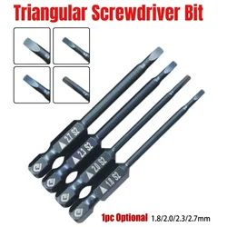 65mm Magnetic Triangle Screwdriver Bits Hex Shank Wrench Precise Screwdriver 1.8-2.7mm Electric Head Hand Tools Accessory