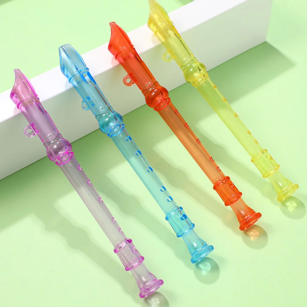 10 Pcs Kid Toys Children's Musical Instrument Mini Descant Recorder 6 Hole Other Plastic Products Soprano Bulk School Clarinet