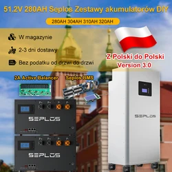 Polonia 3.0 Mason Seplos Case BMS Lifepo4 batteria 48V 280AH 304AH 310AH 320AH Power Bank 2A bilanciatore solare ricaricabile