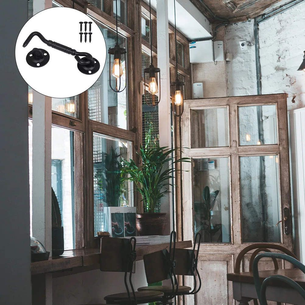 

Stainless Steel Window Hook Heavy Duty Gate Latch For Door Security Barn Safety Lock Sliding Door Catch Hardware