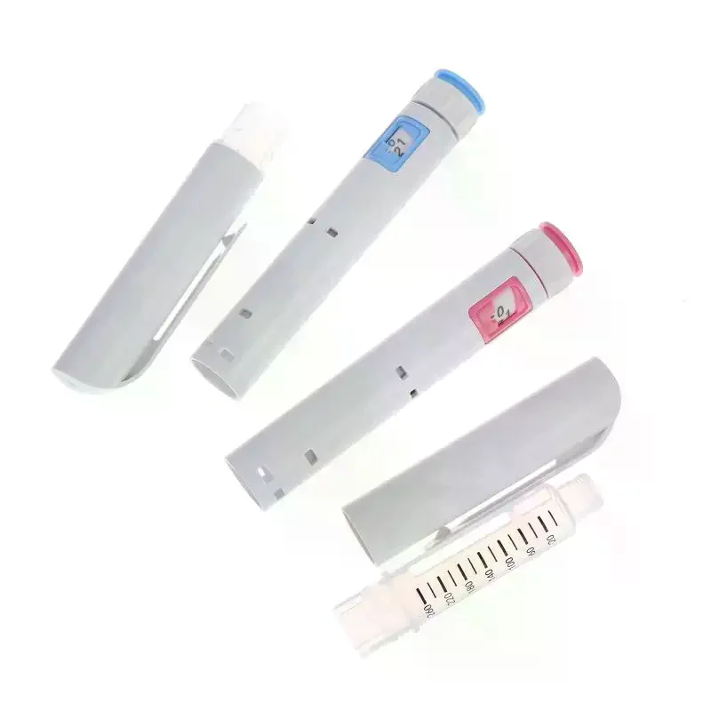 1Pcs 60U Insulin Injection Pen With Adjustable Dosage Display And Clip Design For Diabetes Daily Care Home And Travel Use