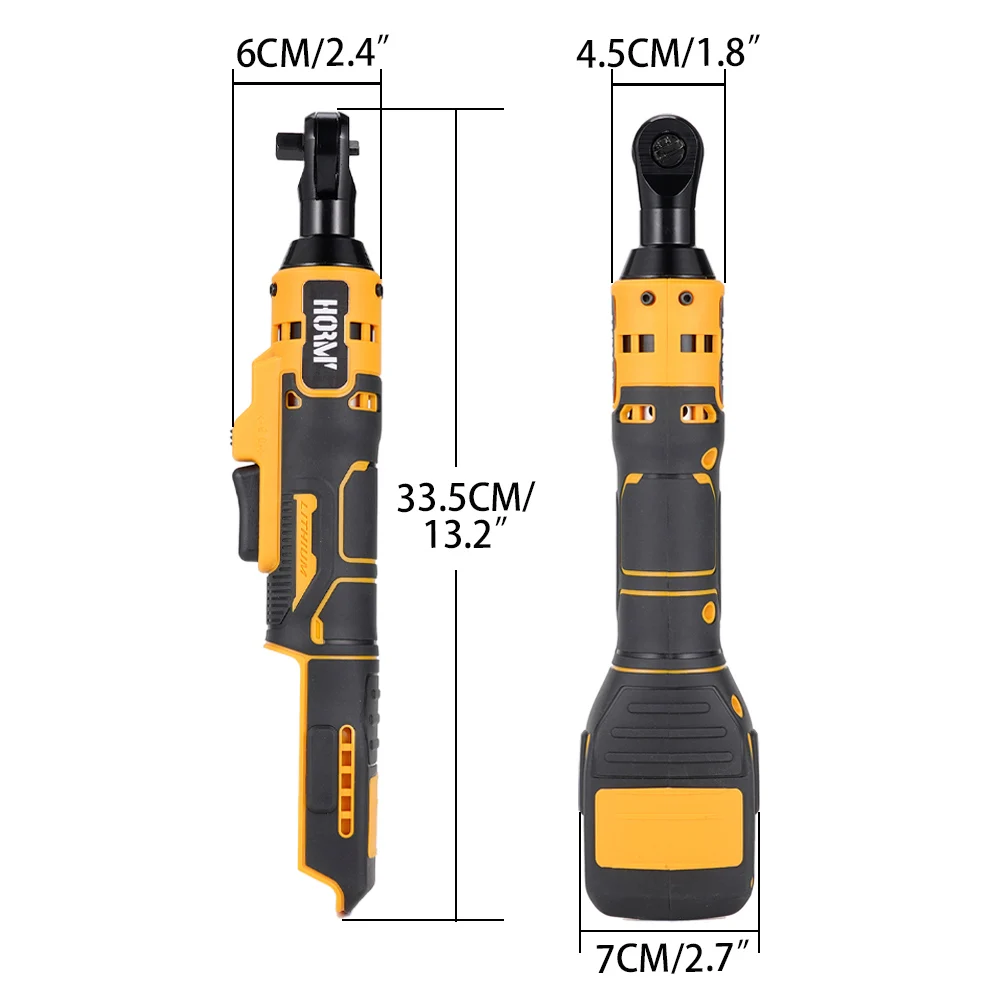 50Nm Cordless Electric Ratchet Wrench noBattery 18V Angle Drill Screwdriver Removal Screw Nut Car Repair Tool For Makita