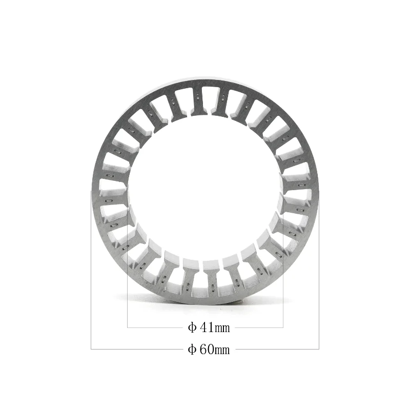 50mm bldc stator core 0.2/0.35mm silicon steel stamping motor stator 24 tooth stator Accessory supplier Tool parts