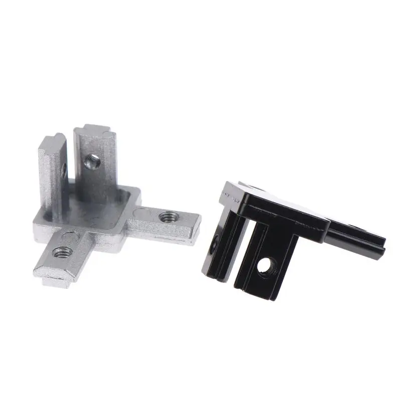 Hot Sale 4Pcs Aluminum Profile 90 Degree Corner Bracket T-slot Interior Connector Joint With Screws For 2020 Extrusion Frame