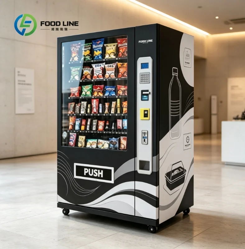 Smart Compressor Cooling Vending Machine 15.6 Inch Touch Screen Customized 300 to 600 Pieces Storage With SDK Development