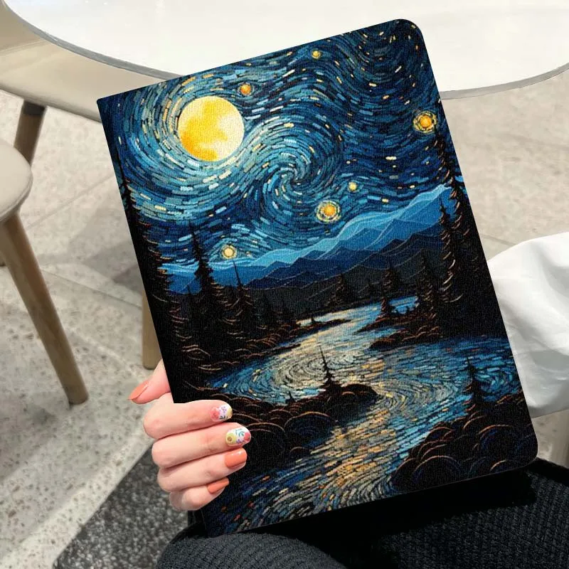 Clouds Reflection Case For Samsung Galaxy Tab S7 S8 S9 S10 S11 A7 A8 A9 A11 FE Lite Plus Soft Tablet Case Cover