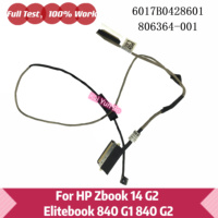 Laptop LCD LED Display Ribbon Video Screen Flex Cable For HP Zbook 14 G2 Elitebook 840 G1 850 G1 6017B0428601 806364-001