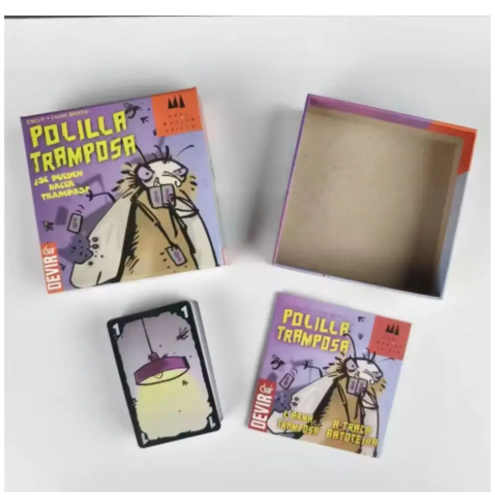 بطاقات Mogel Motte Polilla Jeu de Society Devir-jeu fauve triche/Royal Xiaoqiang Cheating Moth Cards #4