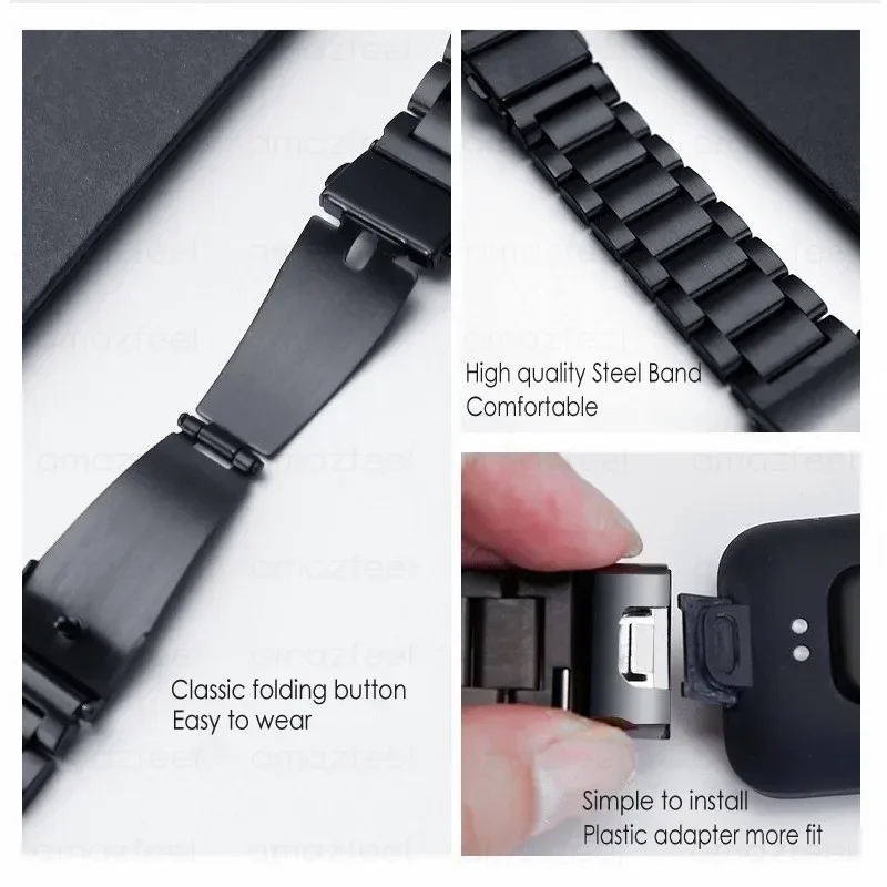 Stainless Steel Metal Strap For Xiaomi Redmi Watch 2 Lite Bracelet Straps For Xiaomi Mi Watch Lite Band Belt POCO Watch Band