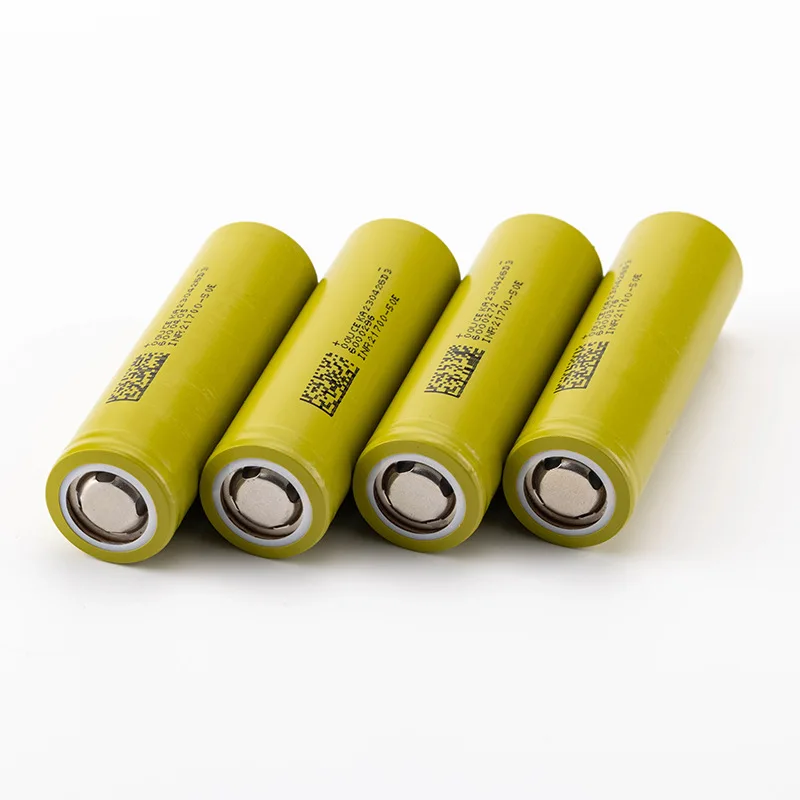 3.7V 21700 4000mAh/4500mAh/5000mAh Rechargeable Lithium Ii-ion Battery Cell for Toys Electric Bicycle Home Appliance