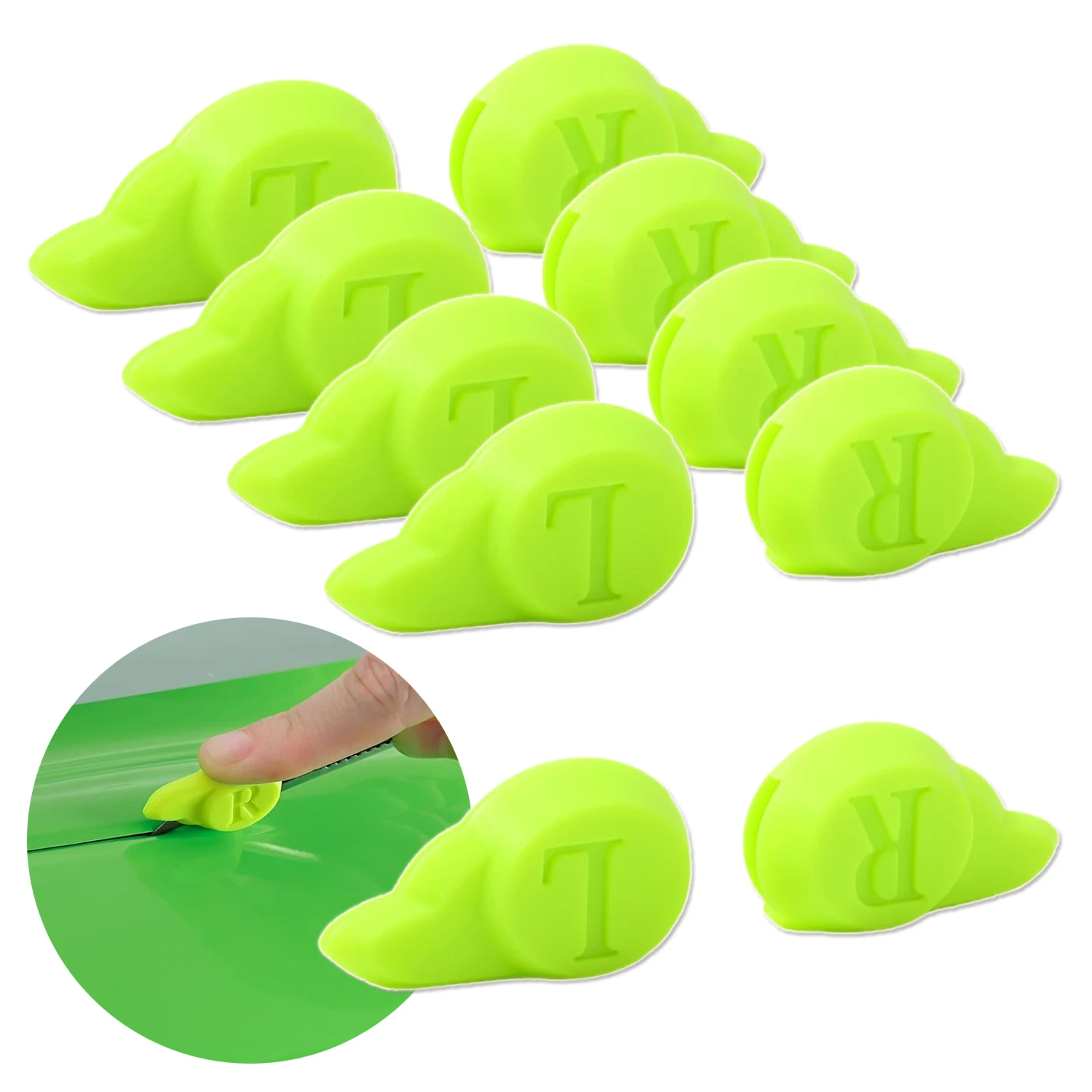

FOSHIO Left/Right Guiding Protector Covers For Craft Art Knivies Blade Tip Car Window Tint Film Wrap Vinyl Cutting Accessories