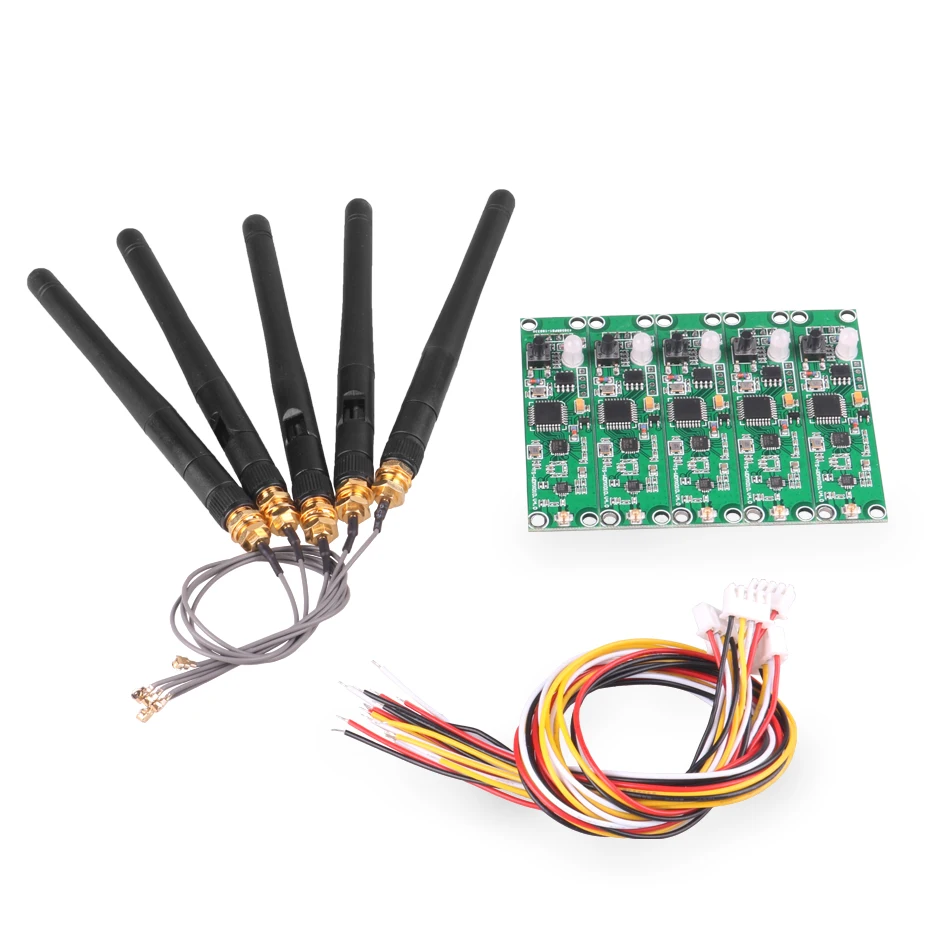 ALIEN 5 PCS 2.4G DMX 512 Wireless Controller PCB Module 2 in 1 Transmitter Receiver For DMX Stage Light Built-in Wireless DIY